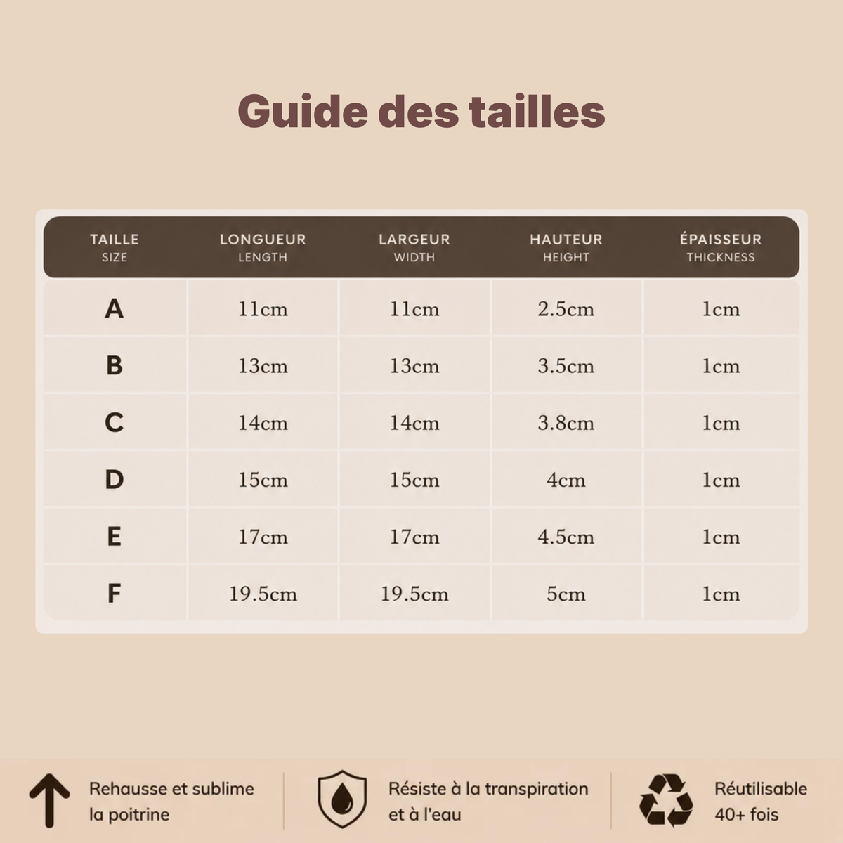 Les Adhésifs Remonte Poitrine Comfit™